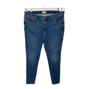 Madewell Jeans 10" high rise skinny denim blue size 36 (20 22)